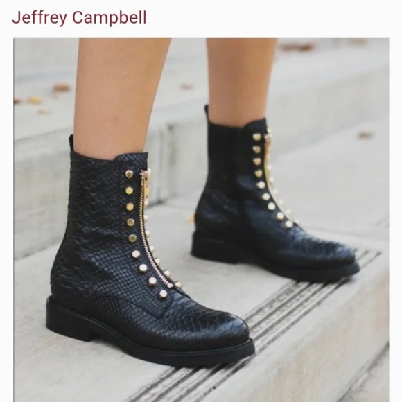 ◼🟨◼Jeffrey Campbell Studded Boots◼🟨◼ - Picture 3 of 12